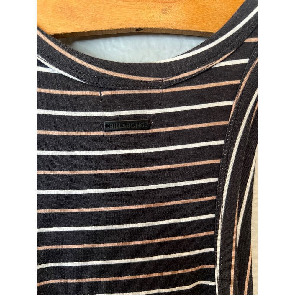 Billabong Young Love Stripe Sleeveless Midi Dress Size Small - Picture 7 of 10